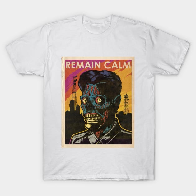 Remain Calm T-Shirt by FranczV